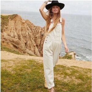 We the Free Cream Overalls from Free People
